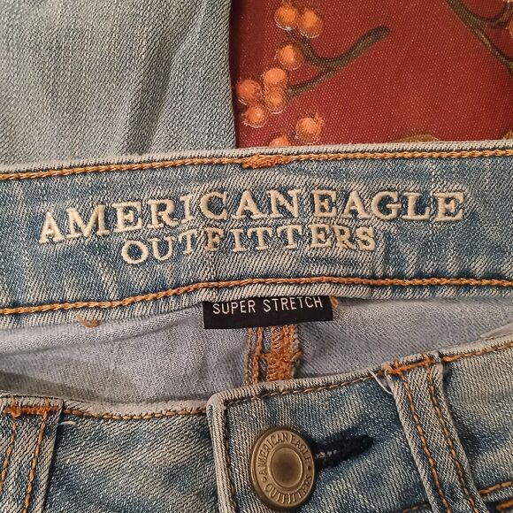 American Eagle Outfitters Super Stretch Jegging Denim Jeans Women Size 0/Short - Picture 7 of 10